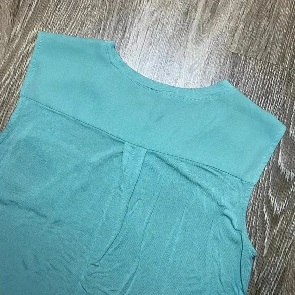 Womens LOFT Blue/Green Tank Top - S - Picture 5 of 6